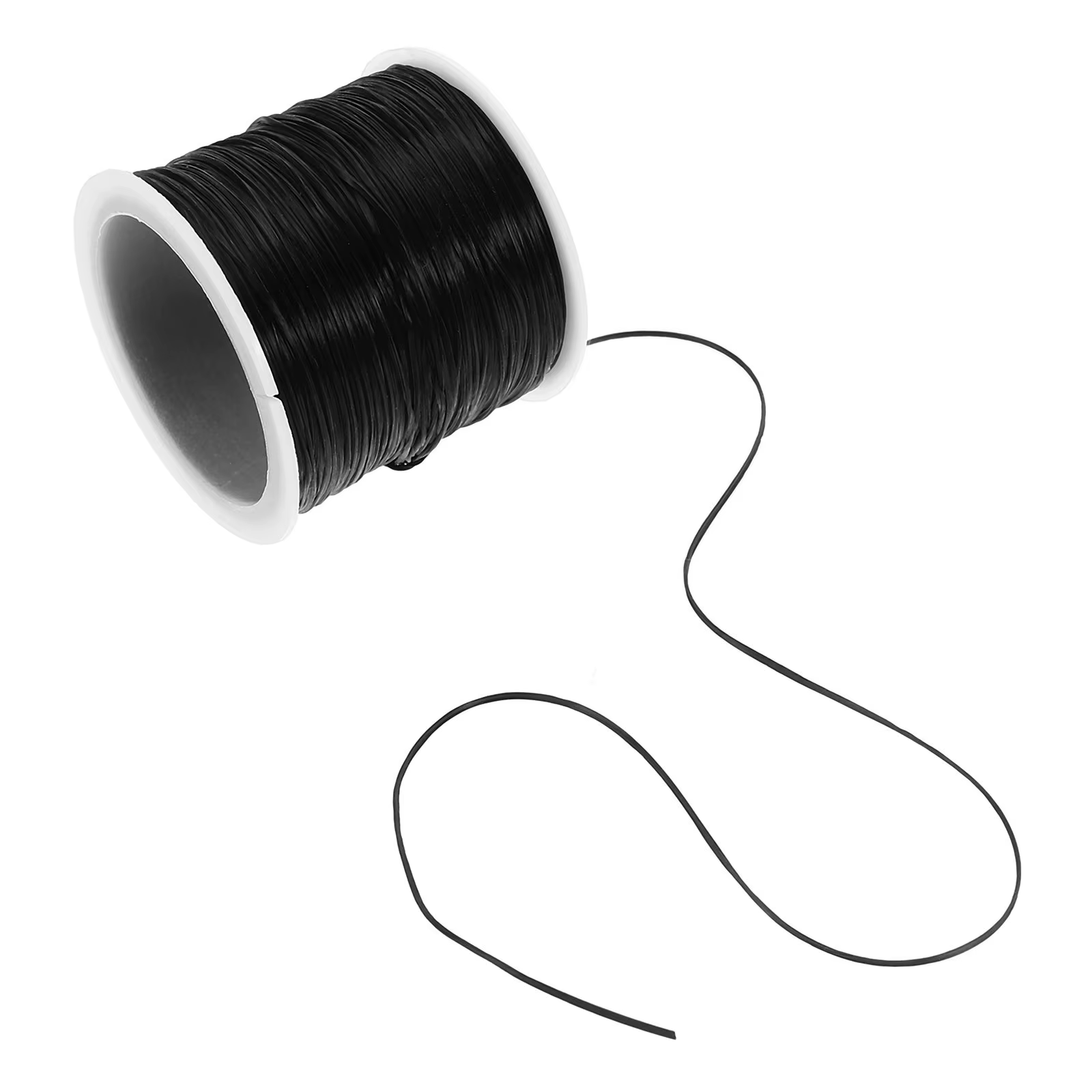 Fil élastique pour extensions de cheveux 0,6 mm, fin, doux, ligne invisible pour accessoires de perl