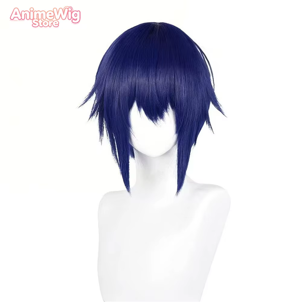 Perruque de cosplay Ikuto Tsukiyomi MiukoCosplay Anime Shugo Chara! Cosplay