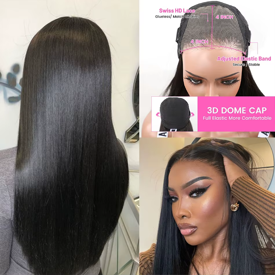 Sophia-Perruques de cheveux humains vierges droites, Super Double proximité Wn, Wear matchs Go, Chev