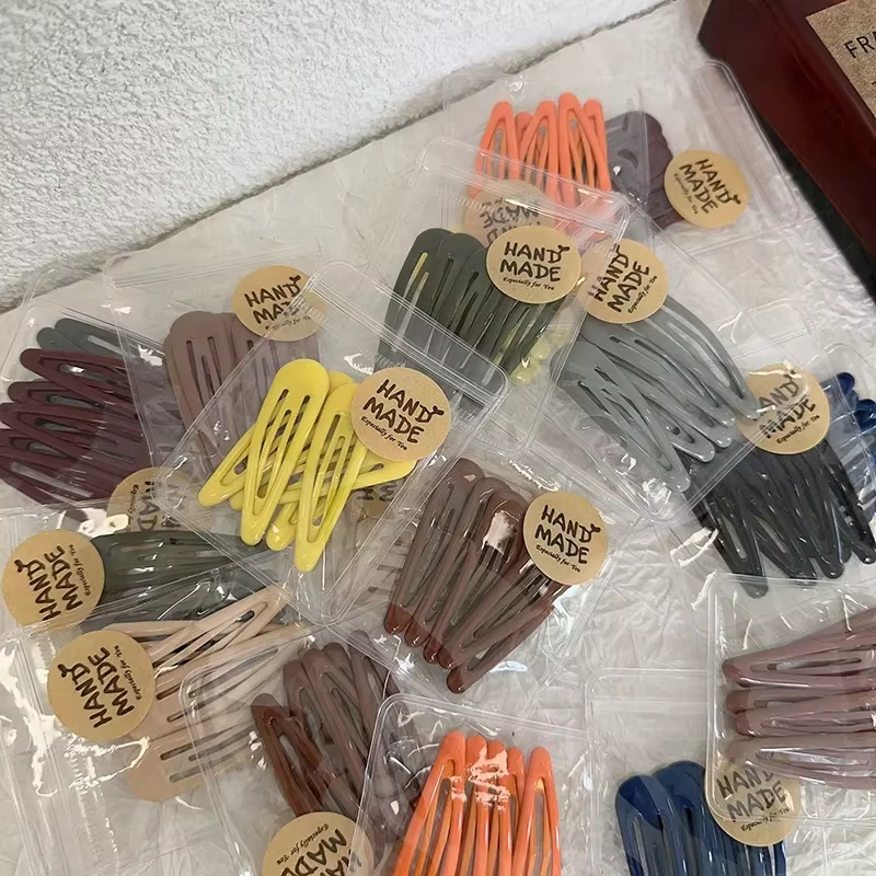 5 pièces/lot petits Clips BB pince latérale de cheveux délicate frange Simple épingles à cheveux tem
