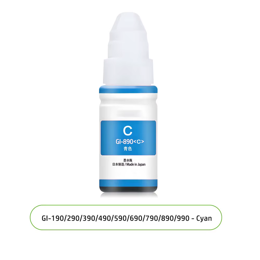 Encre pour Canon GI-490 GI-790 GI-890 pour Pixma G1000 G1100 G1400 G2000 G2100 G2400 G3000 G3400 G40