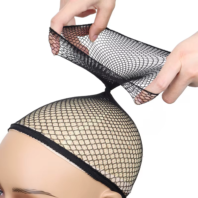 Filets à cheveux bonne qualité maille tissage noir perruque filet à cheveux faisant des casquettes t