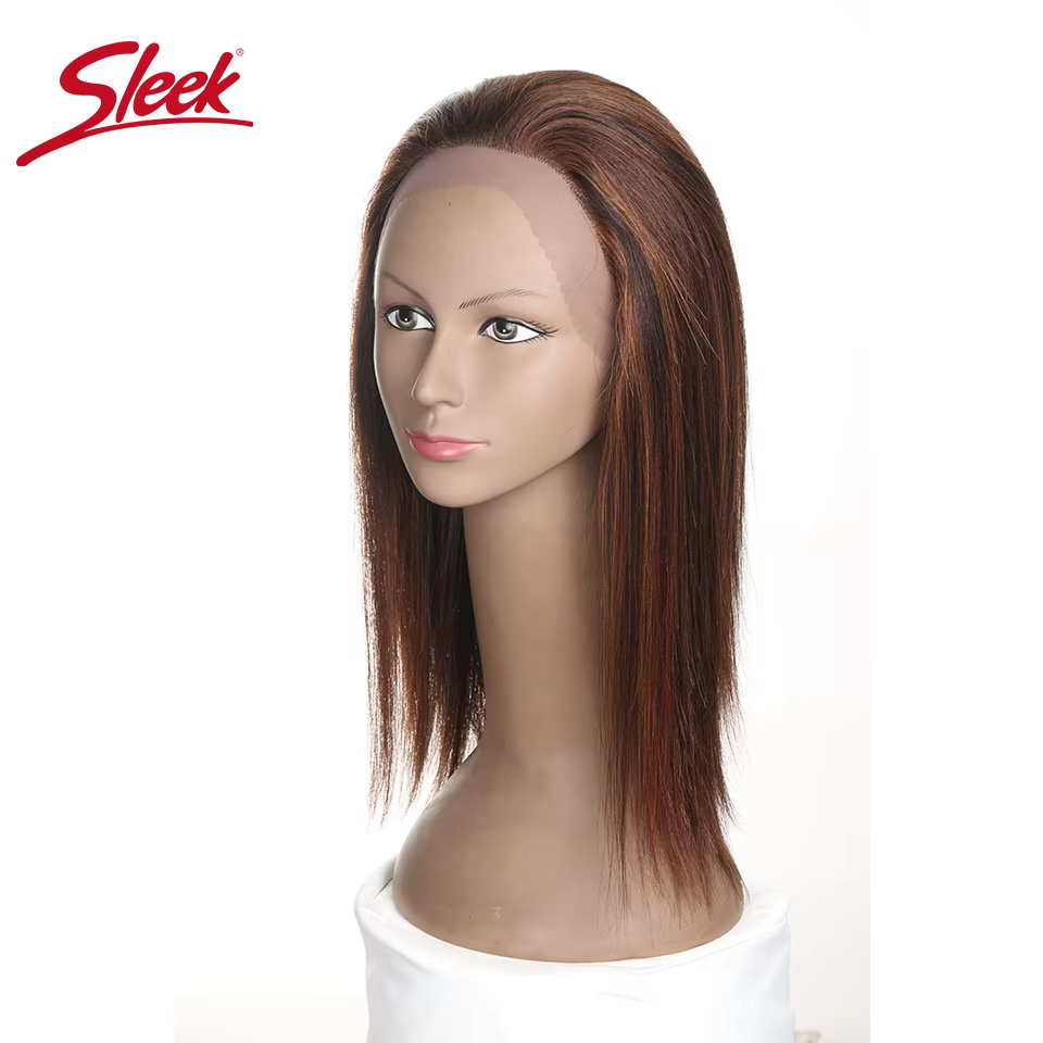 Perruque Lace Front Wig Remy brésilienne lisse 33 #-F1B/30, perruque Lace Wig, cheveux naturels, bal