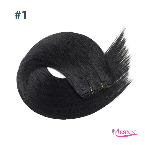 Extensions de cheveux humains, couleur marron blond, 100g, couture en peau Remy lisse et soyeuse, Do