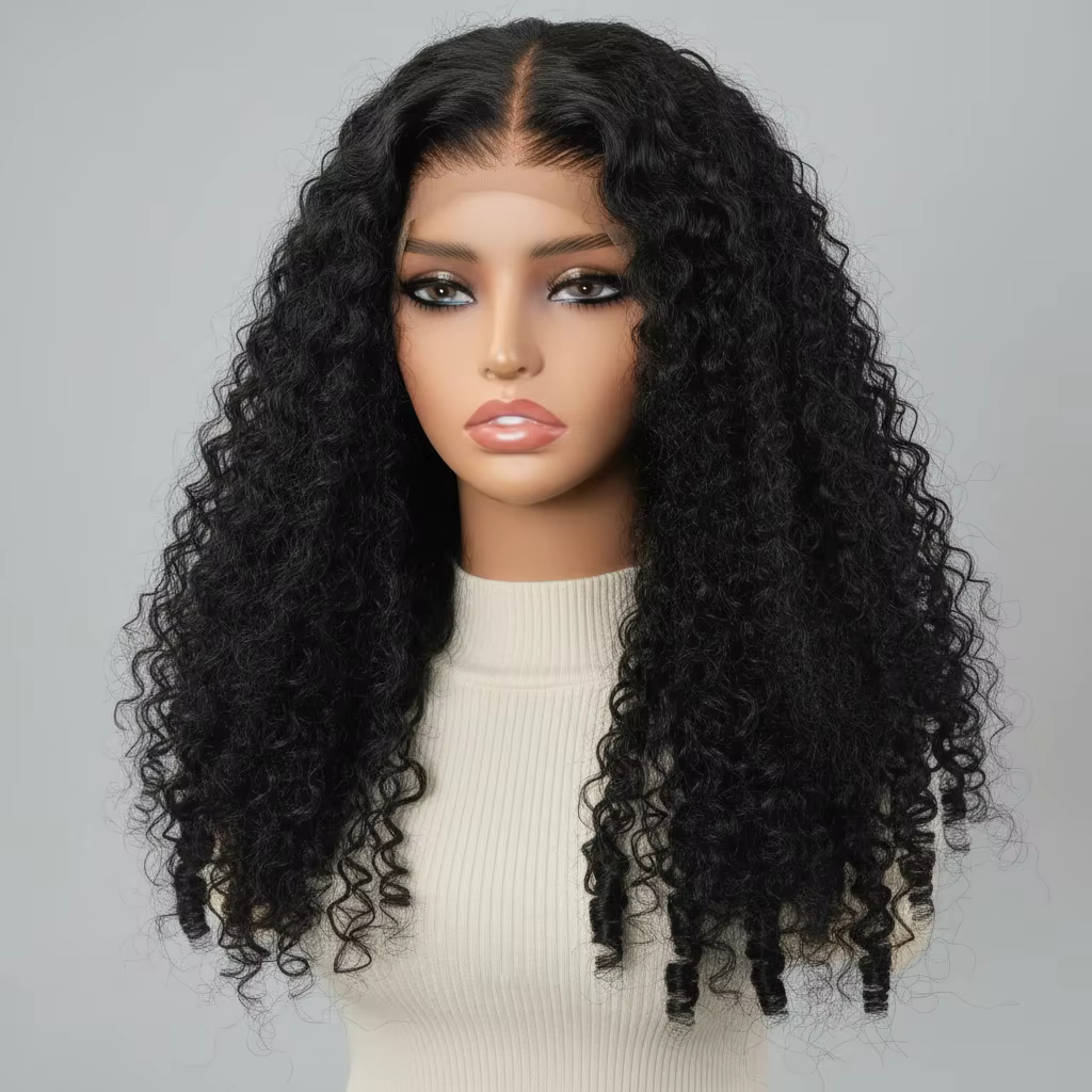 Perruques bouclées birmanes en cheveux humains de 40 pouces, avec dentelle frontale 13x6 et dentelle