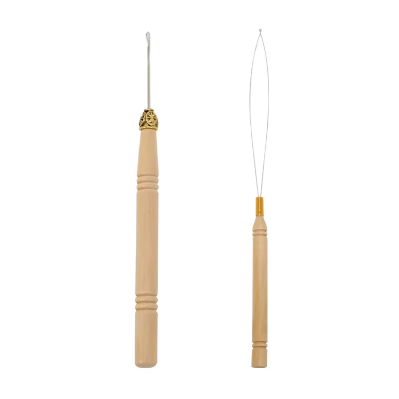 Kit d'outils d'extension de cheveux i-tip avec pince, crochet de traction, dispositif de perles, 100