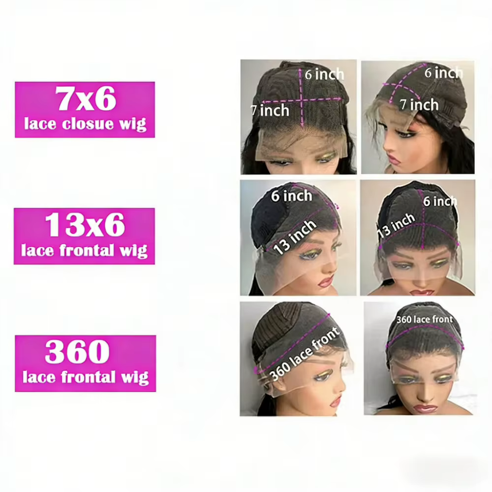 Perruque frontale en dentelle HD 13x6 de 40 pouces, perruques complètes en dentelle 360 à ondulation
