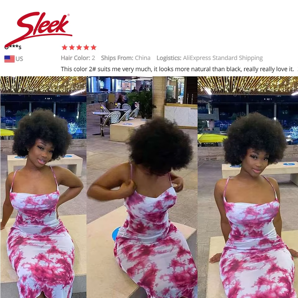 Perruques Bob bouclées afro crépues brésiliennes P4/30 #   Perruques de cheveux humains Remy de dens