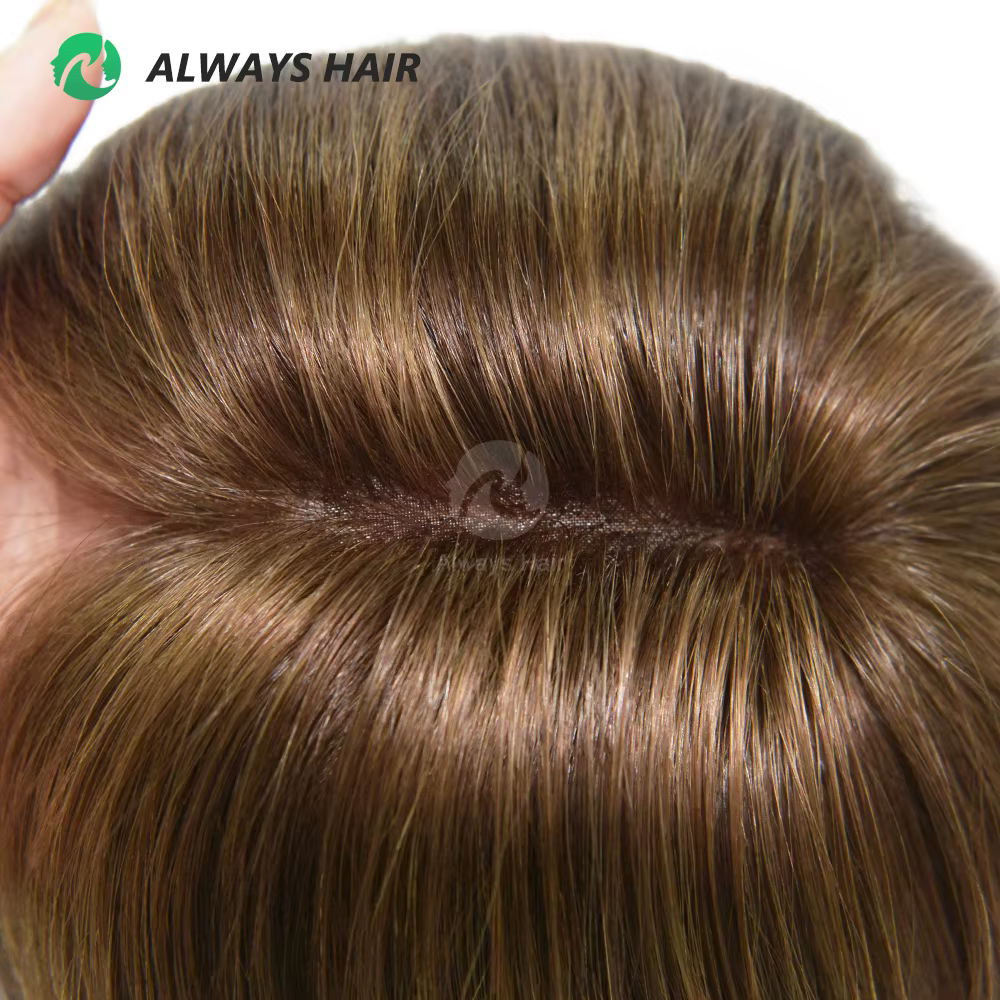 Moo73-Perruque Lace Front Wig naturelle courte, cheveux vierges, style français européen, 6 pouces, 
