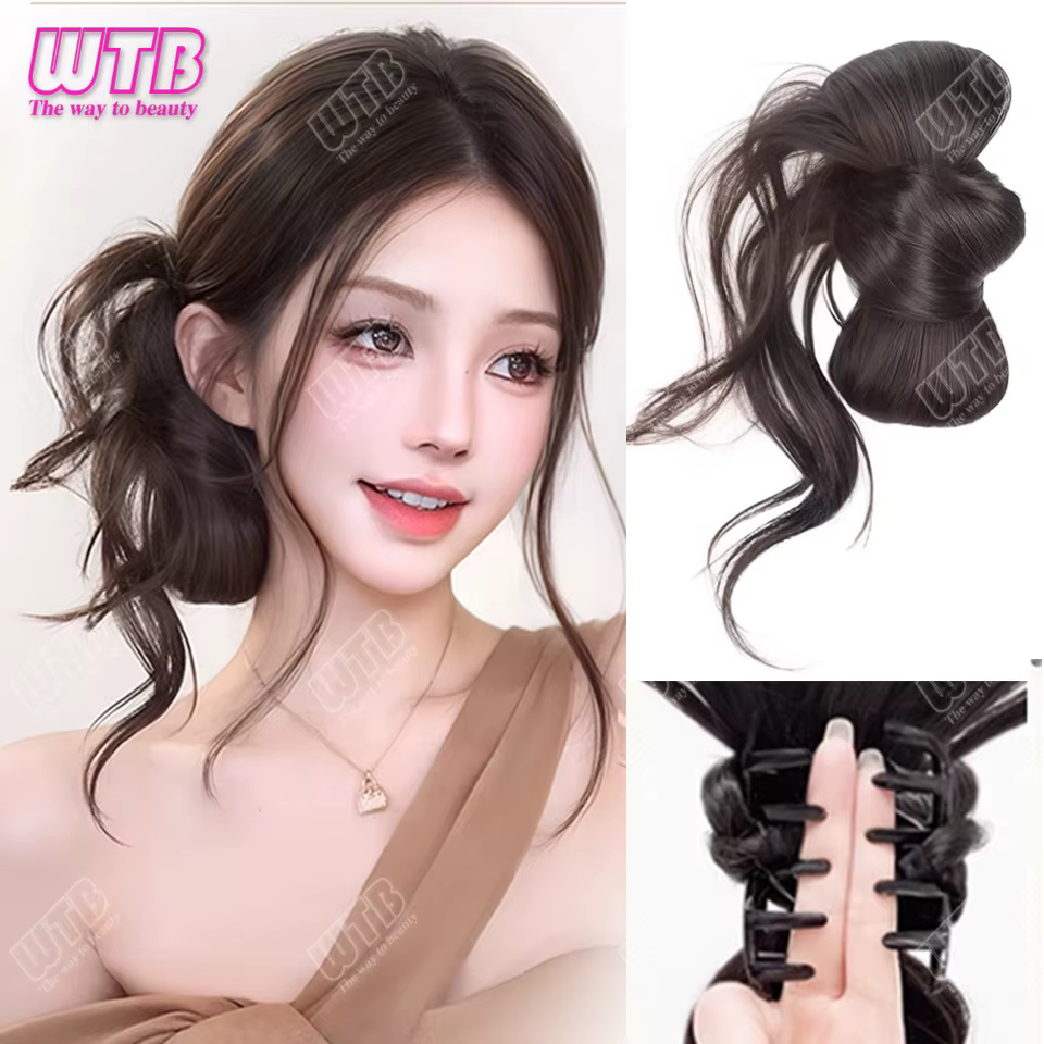 Accessoires pour cheveux synthétiques perruque femme poignée cheveux synthétiques chignon perruque a