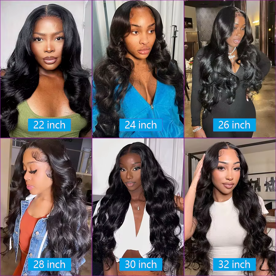 Mèches Body Wave Brésiliennes Naturelles avec Closure, Tissage de Cheveux Humains, 24 Pouces, 4 Tage