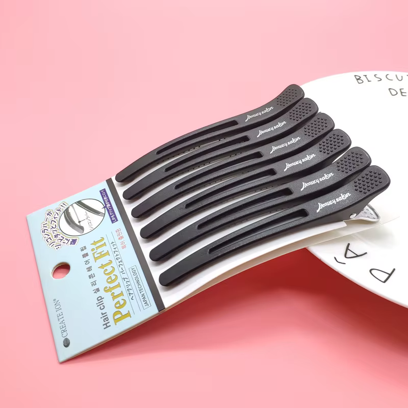 Pinces d'extension de cheveux professionnelles pour Salon de coiffure, 6 pièces, sans marquage, acce