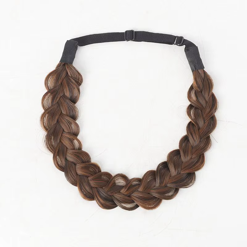 1 pièces synthétique Premium réglable à la main perruque tressée bande élastique cheveux mode tressa