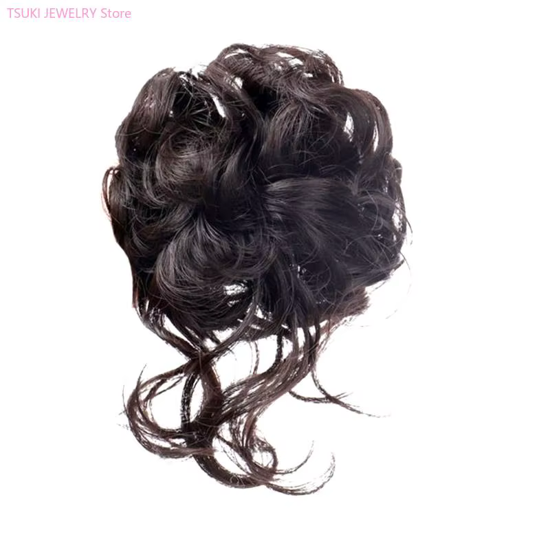 62KE – postiche chignon à texture douce avec pince à griffes, mélange parfaitement pour plusieurs oc