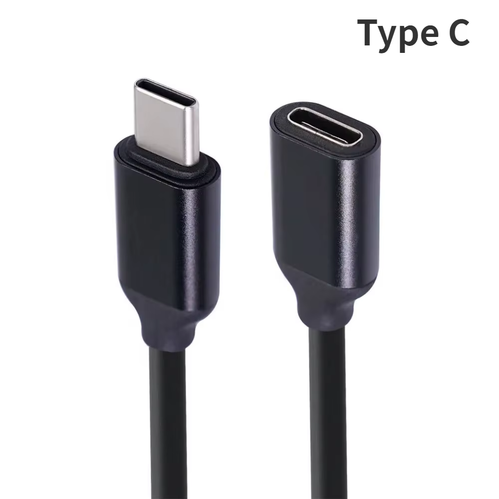Câbles de données USB C 60W, rallonge de type C mâle à femelle, câble d'extension 3A, connecteur de