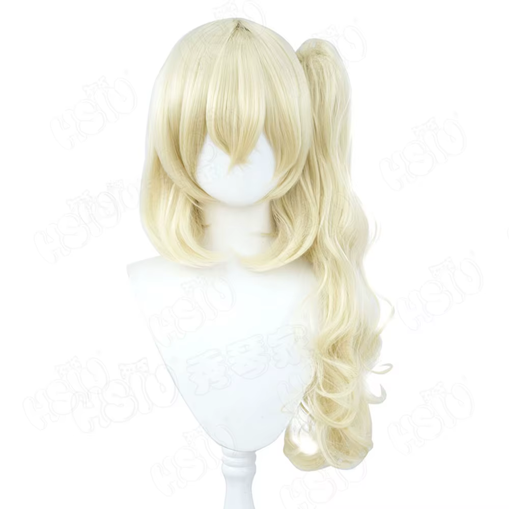 Perruque de Cosplay Flandre Scarlet HSIU 70CM, cheveux longs jaunes, perruque synthétique résistante