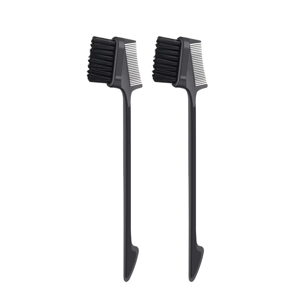 ARLANY 3 en 1 brosse de bord de cheveux Double face brosse de bord de queue UV brosse d'extension de