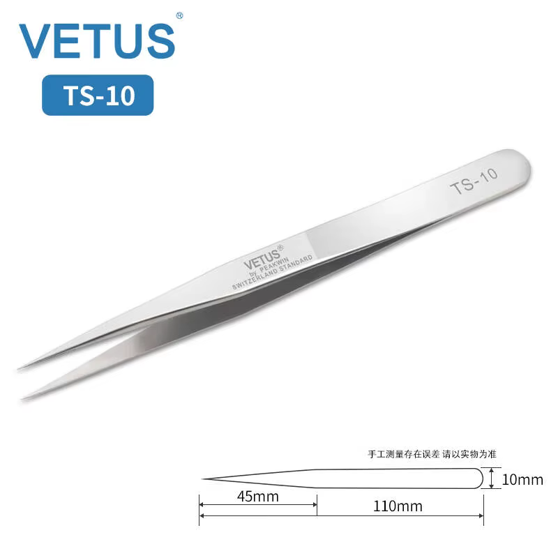 Extension de cils de maquillage de Volume 3D, pincettes antistatiques industrielles en acier inoxyda