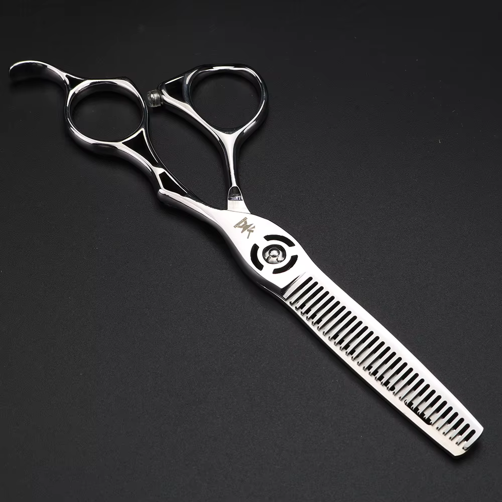 XUANFENG – ciseaux à manche creux de 6 pouces, ciseaux de coupe de coiffeur et ciseaux fins en acier
