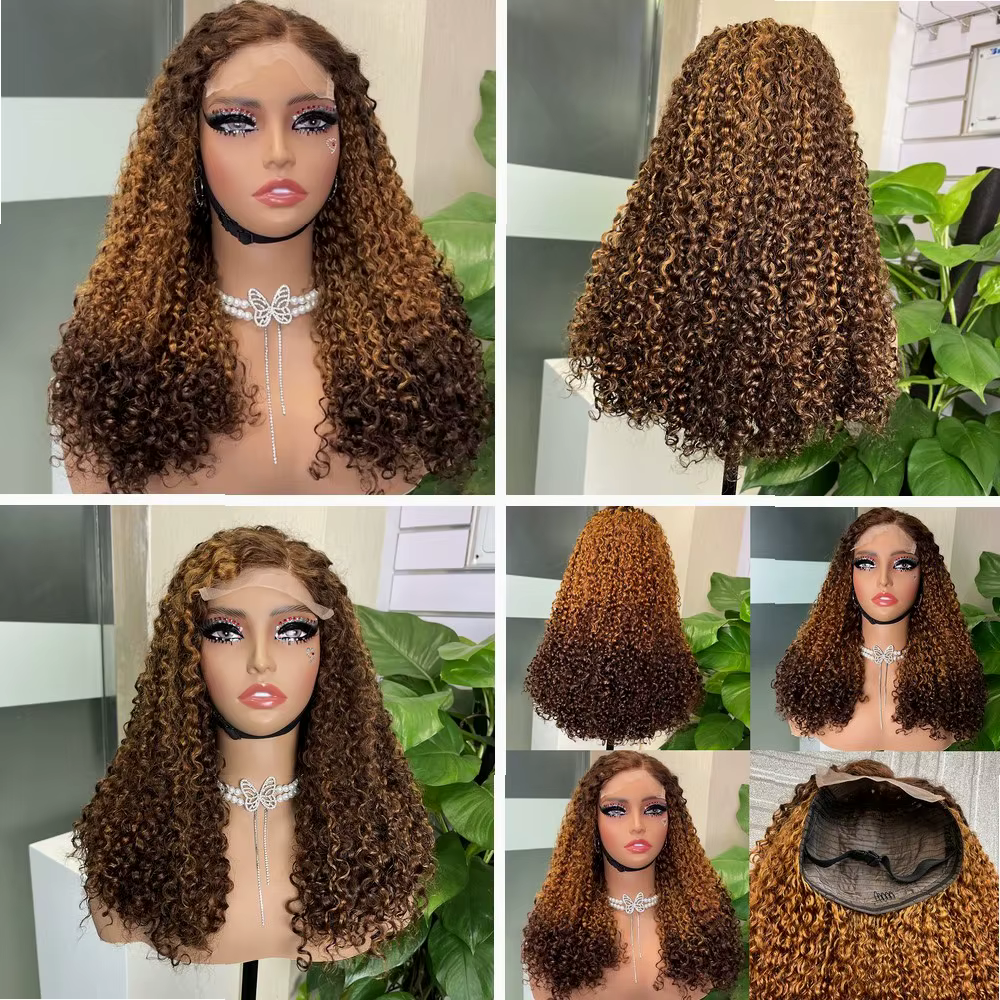 Perruque Pixie bouclée 5x5 en cheveux humains, perruque Lace Front pour femmes, perruques courtes Bo