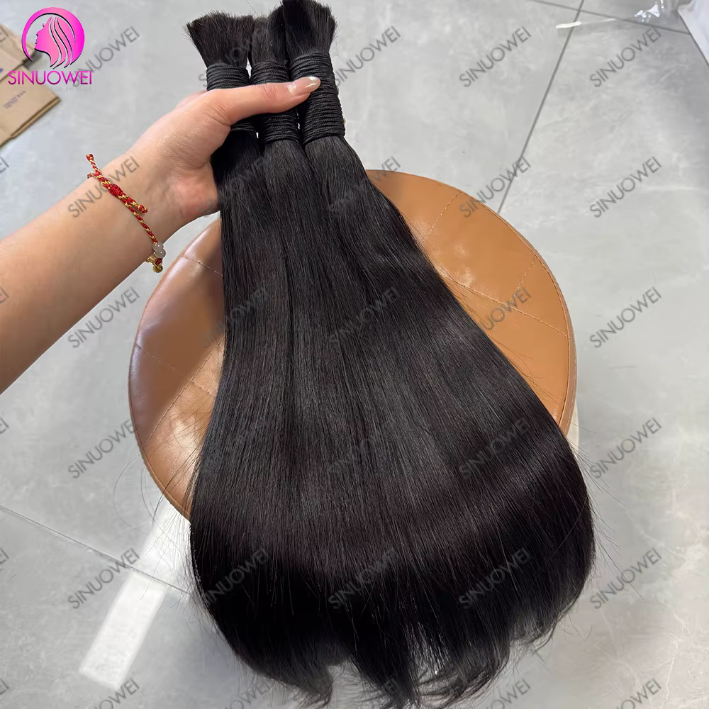 Tressage en vrac cheveux vague d'eau 100% cheveux humains tressage en vrac 10-30 pouces Extensions D