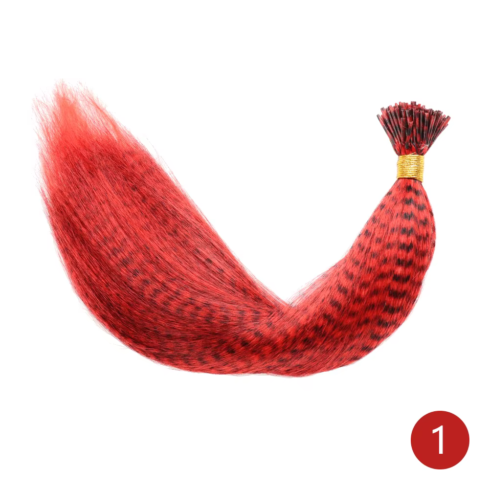 AZQUEEN plume Extension de cheveux 10 pièces faux cheveux je pointe arc-en-ciel cheveux synthétiques
