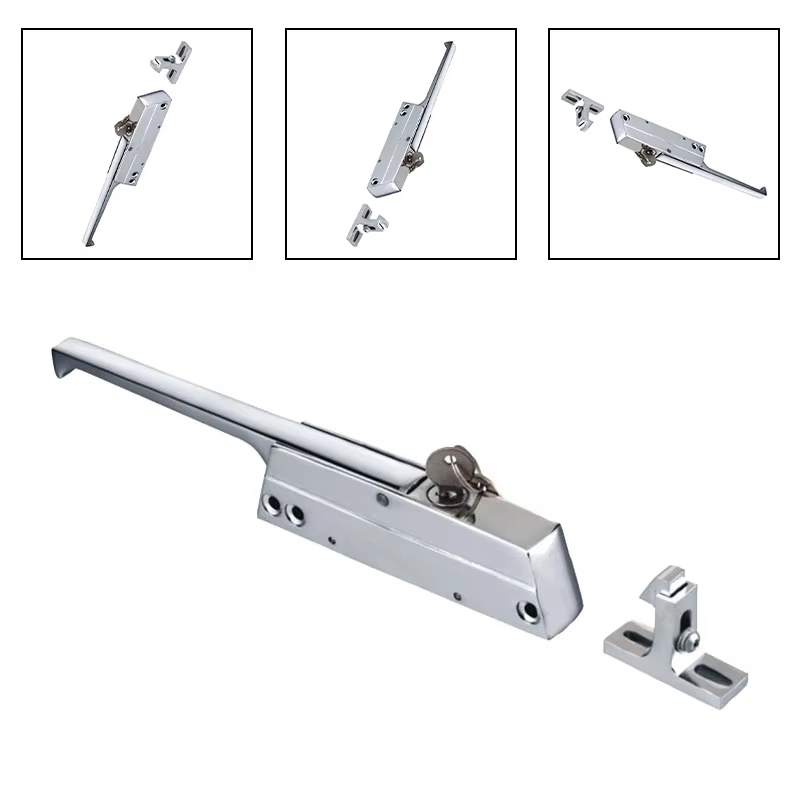 Poignée de porte de réfrigérateur en alliage de zinc, hauteur réglable, adaptée aux fours, aux appar