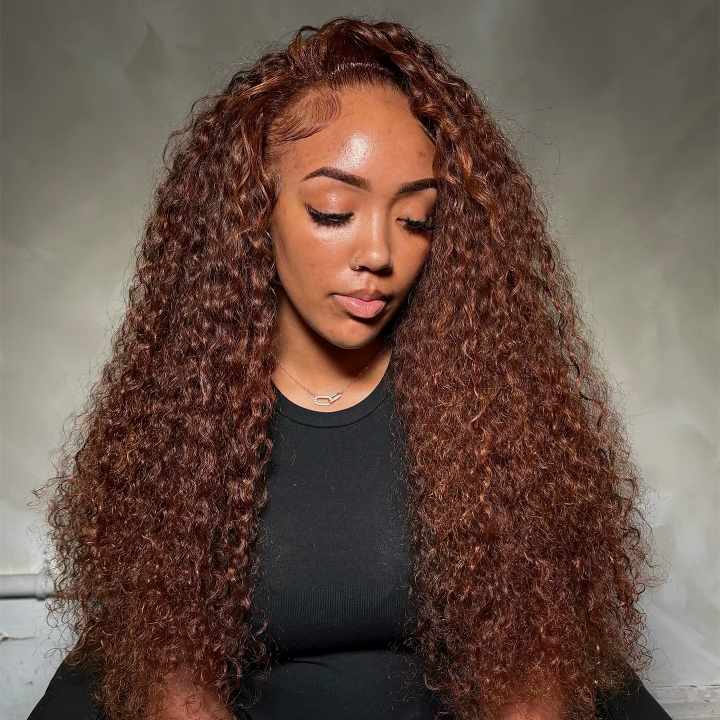 Perruque frontale vague profonde 13x6 Hd dentelle 30 pouces brun chocolat 13x4 bouclés dentelle avan