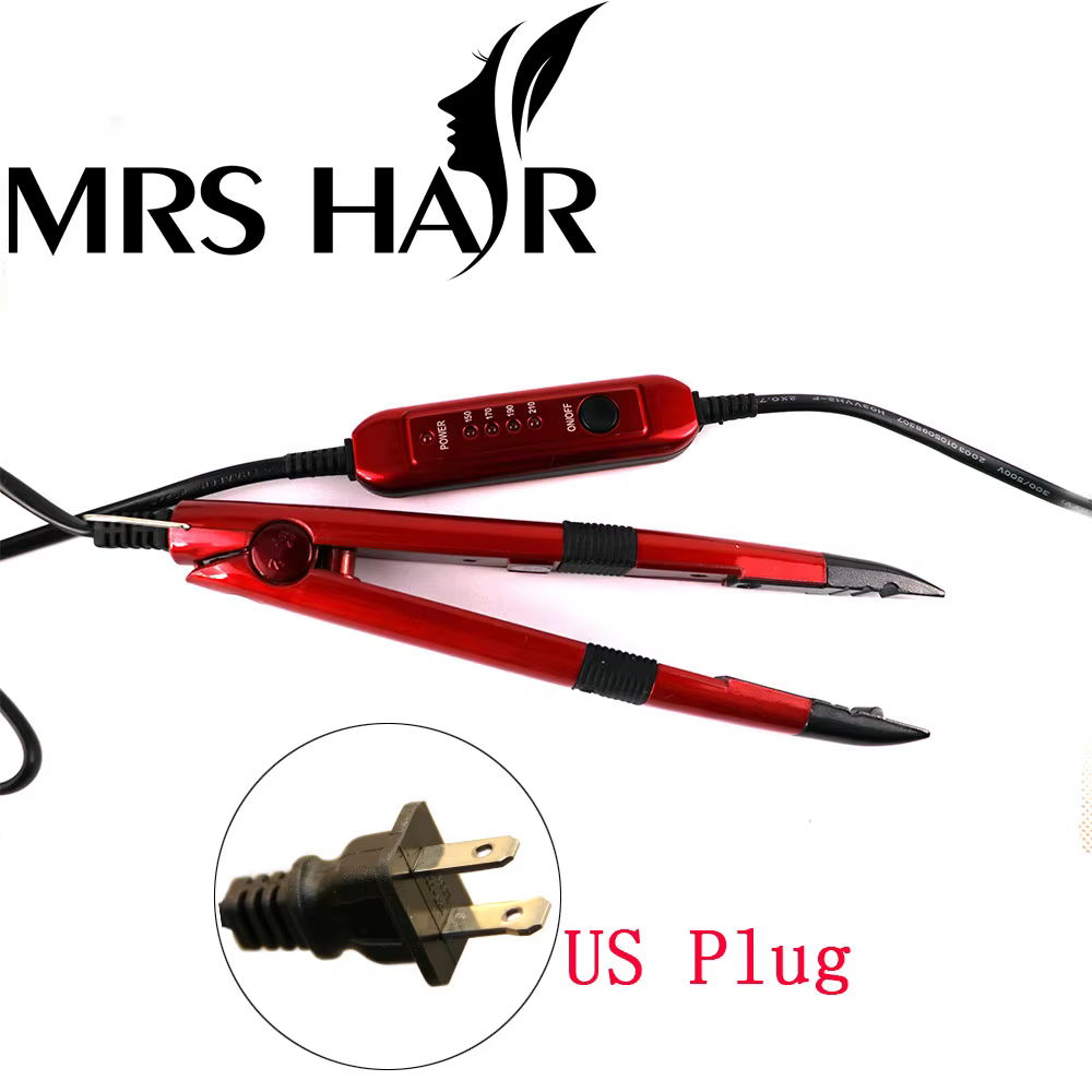 KtHair-Connecteur en fer pour extensions de cheveux, Loof KerBrian, outils de contrôle de la chaleur