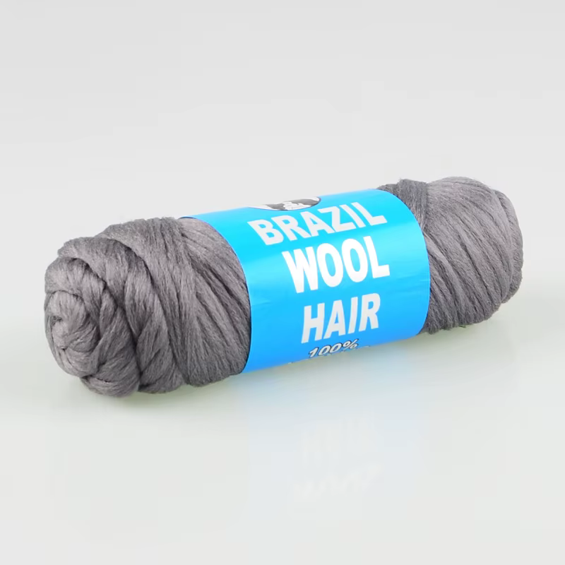 70g 1Pc Brésil laine brésilienne cheveux pour tressage désir pour fil de cheveux perruque africaine 