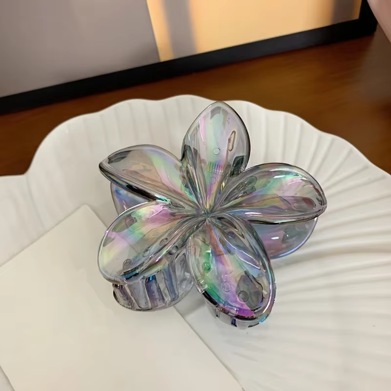 Ensemble de clips floraux élégants, 1 pièce, grand clip à fleurs en plastique solide, parfait pour l