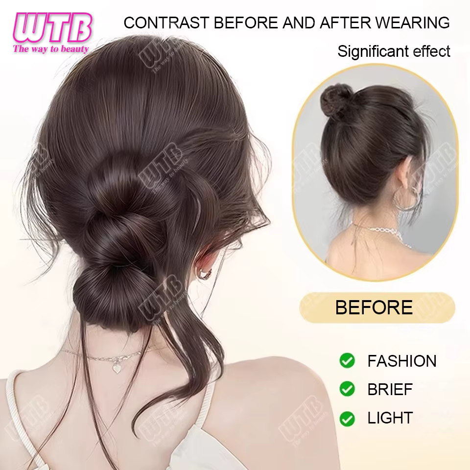 Accessoires pour cheveux synthétiques perruque femme poignée cheveux synthétiques chignon perruque a