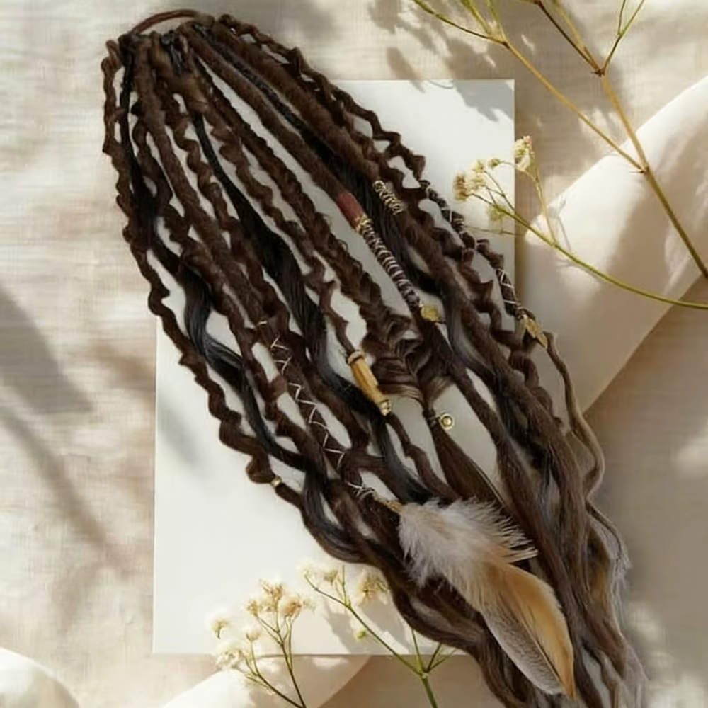 Nouvelles extensions de queue de cheval élastiques style bohème DIY avec élastique à cheveux, access