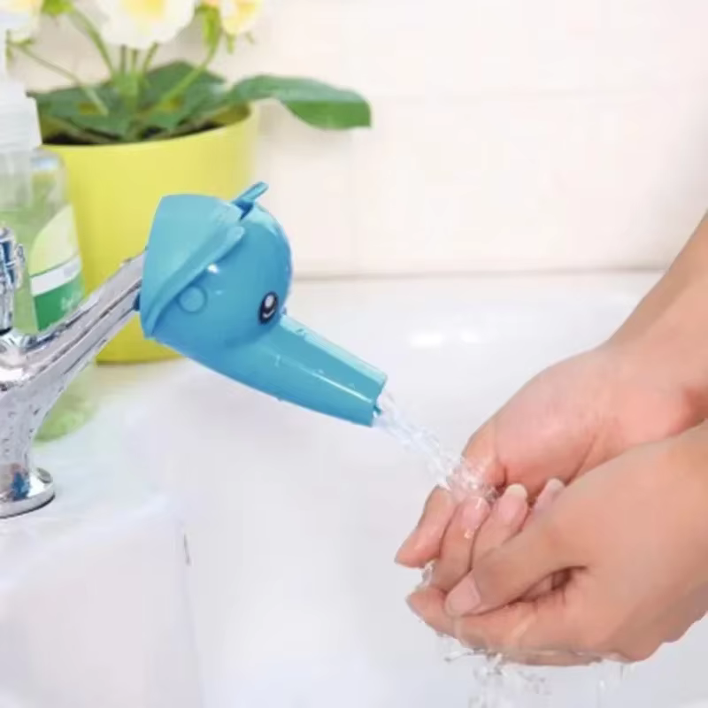Extension de robinet Animal pour enfants, requin, canard jaune, éléphant, extension de robinet de la