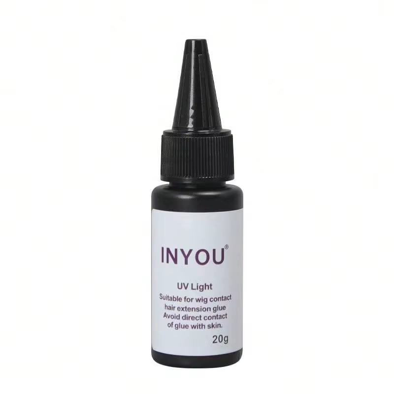 Colle pour extensions de cheveux, colle pour extensions de cheveux, colle UV pour cheveux, outil d'e