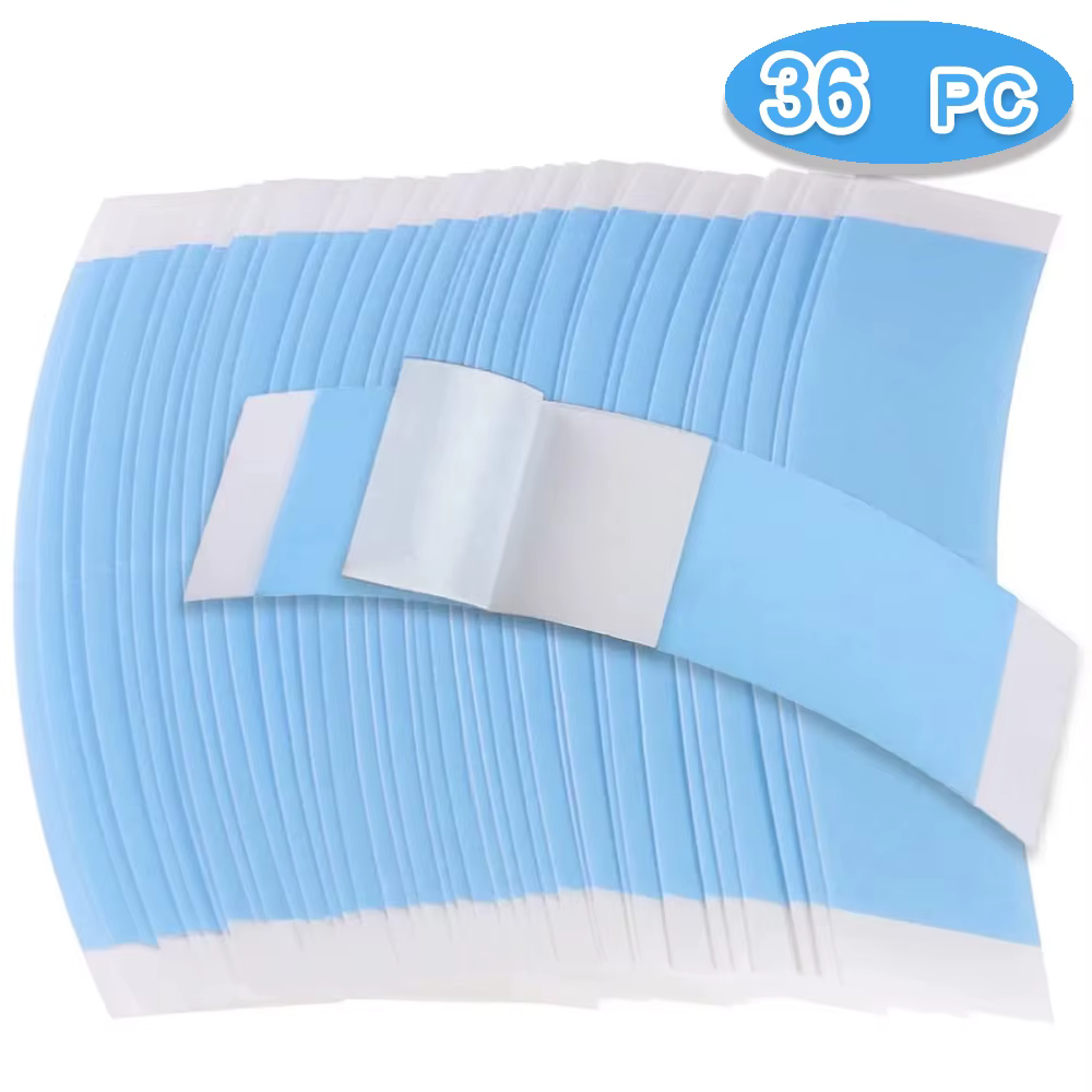 100/50 pièces nouvelle haute qualité dentelle avant imperméable Double face forte adhésif perruque c