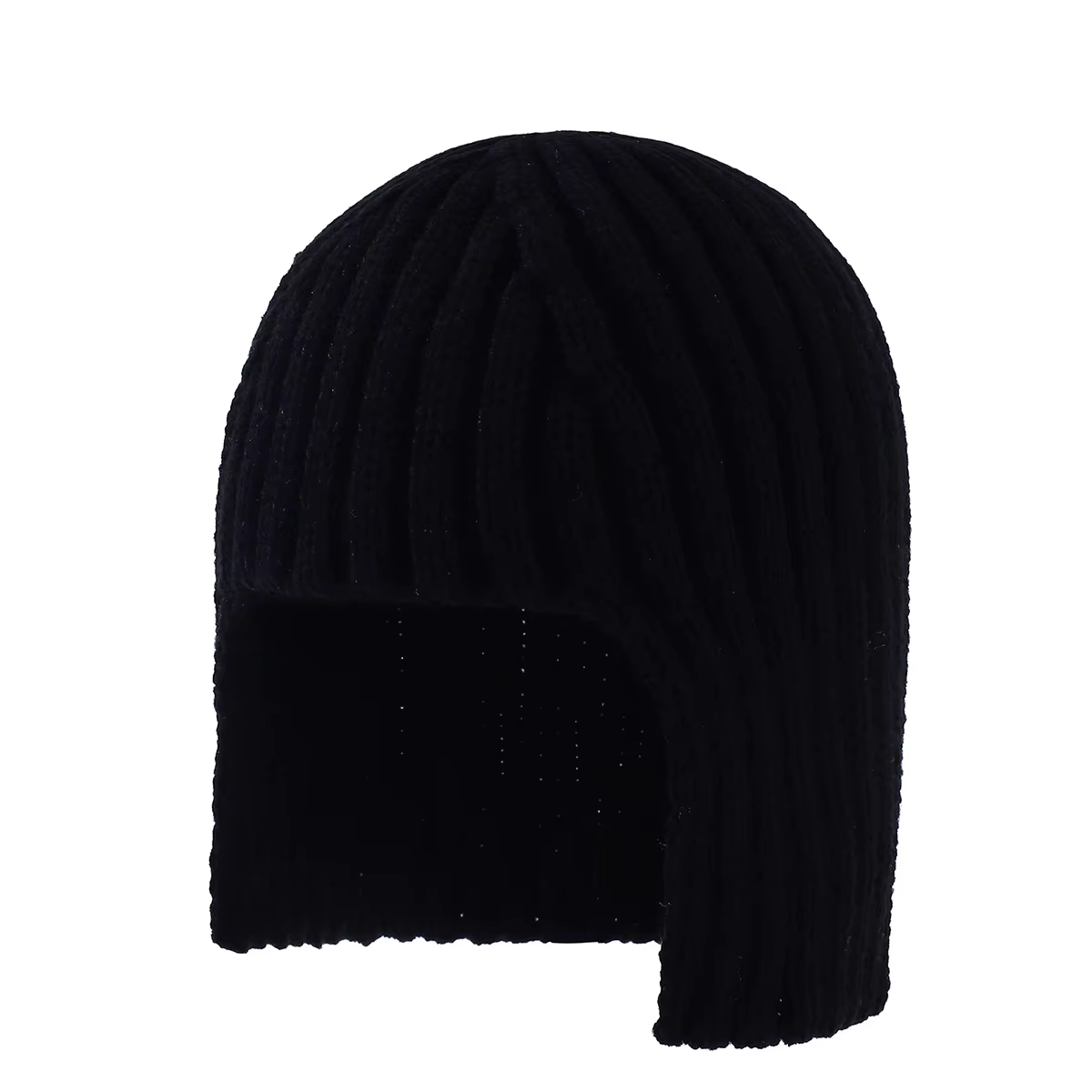 Bonnet tricoté avec perruque intégrée pour femme – Style tendance pour l'hiver, protection auditive,