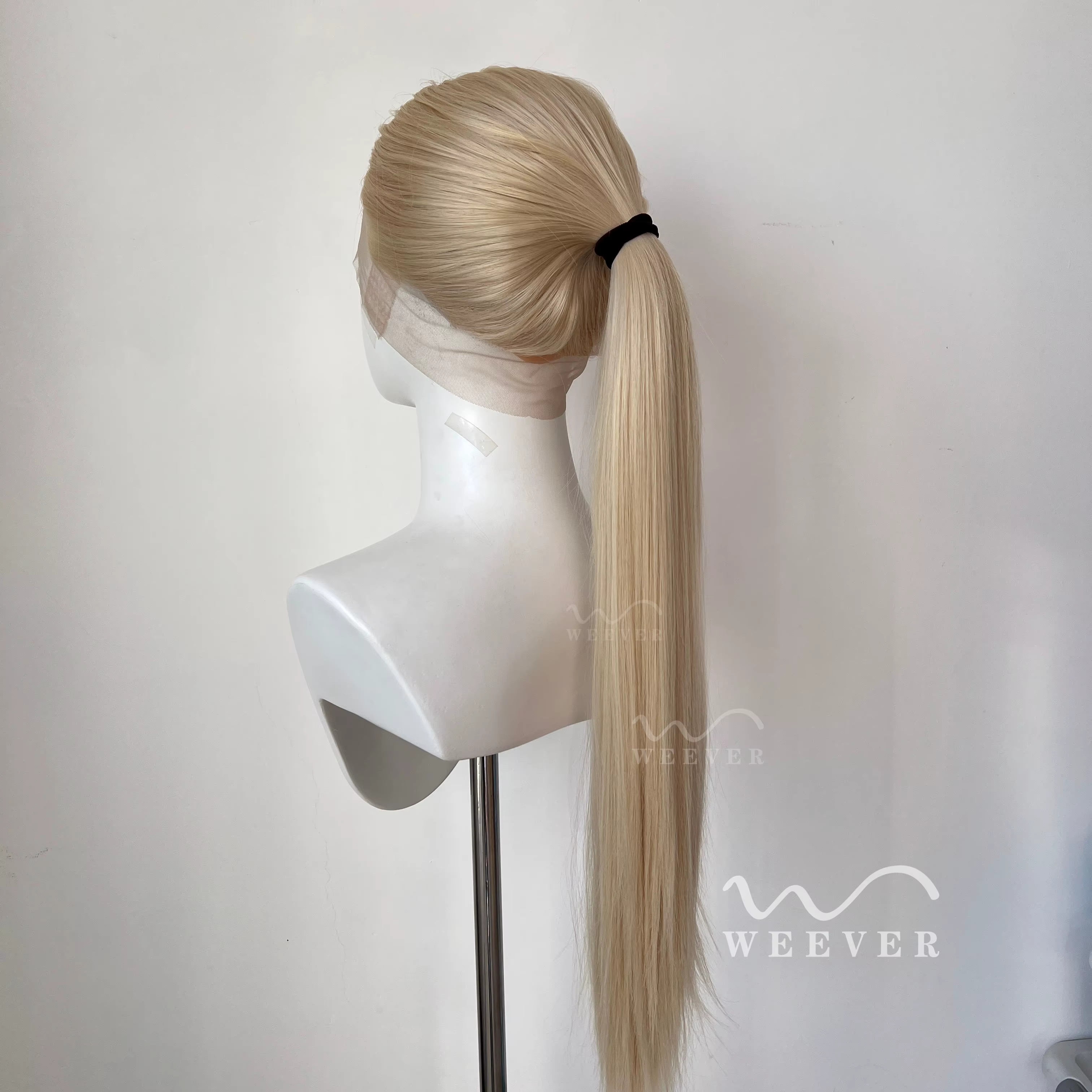 Perruque blonde en dentelle complète pour femmes, de haute qualité, résistante à la chaleur, 26 pouc