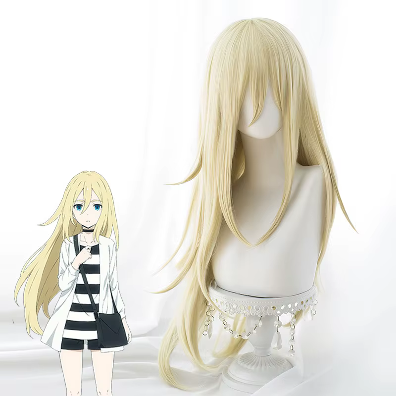 Perruque Cosplay Angels of Death, Cheveux Blonds Synthétiques, Perruques Ray, Gardcatastrophe
