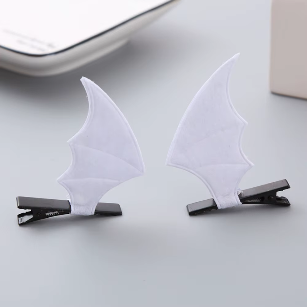 Pince à cheveux frange 3D avec ailes de chauve-souris douces, épingle à cheveux de printemps, pince 