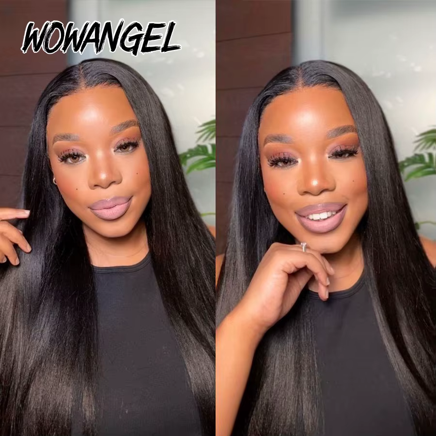 Yaki cheveux humains droits paquets couleur naturelle coudre en tisse 28 30 32 pouces léger Yaki paq