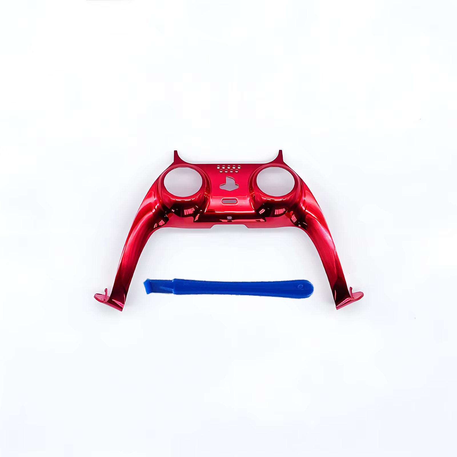 Bande décorative pour manette PS5, couvercle de poignée chromé de remplacement avec levier de démont