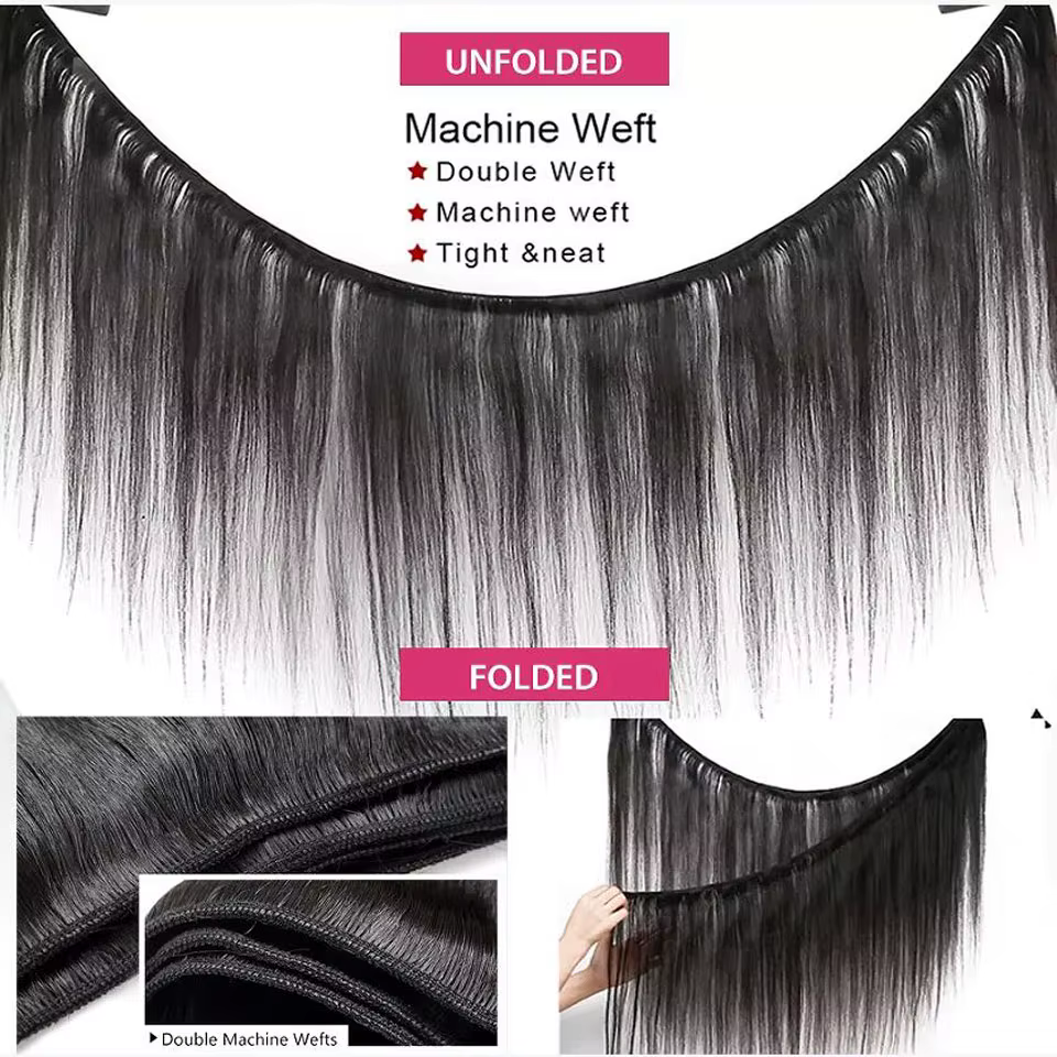 Faisceaux De Cheveux Humains 18 20 22 Pouces Tissage Cheveux humains brésiliens solde Fashowbeauty B