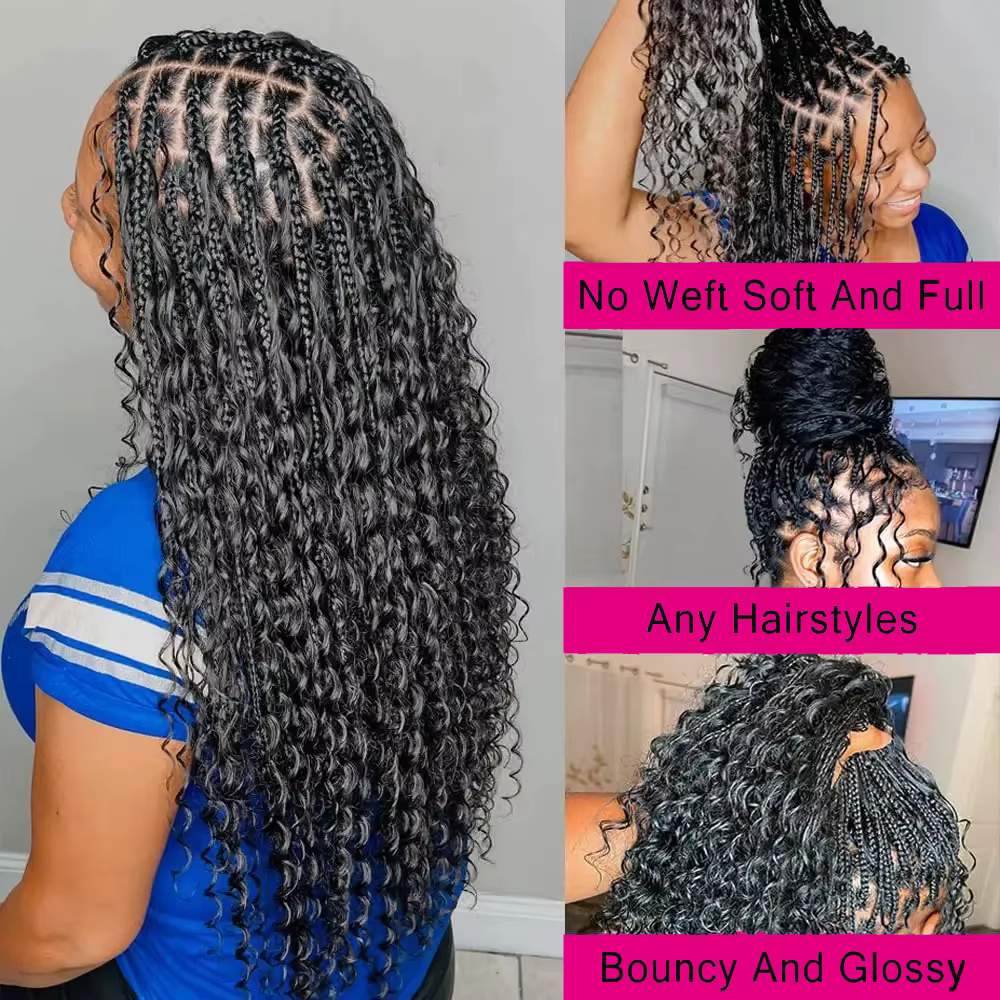 Deep Wave Braiding Hair Tissage Cheveux Humains Meche Tissage Humain Hair Crochet Cheveux Naturels 2