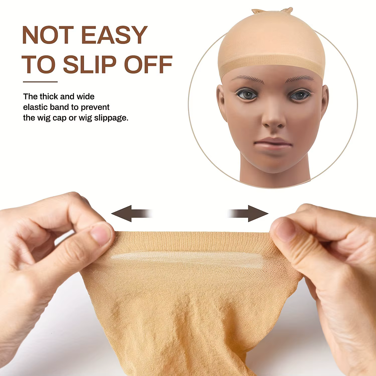 Bonnets de perruque en maille extensible pour cosplay, filets à cheveux tissés, casquettes de perruq