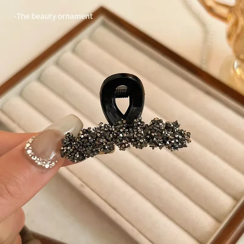 Pince à cheveux brillante à paillettes coréennes pour femmes et filles, petite pince à cheveux, pinc