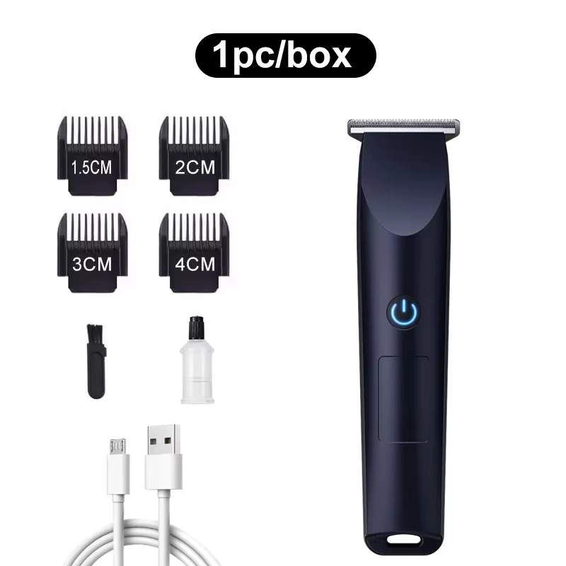 Conception de tête de coupe réglable avec chargement USB pour tondeuse à cheveux électrique coupe de