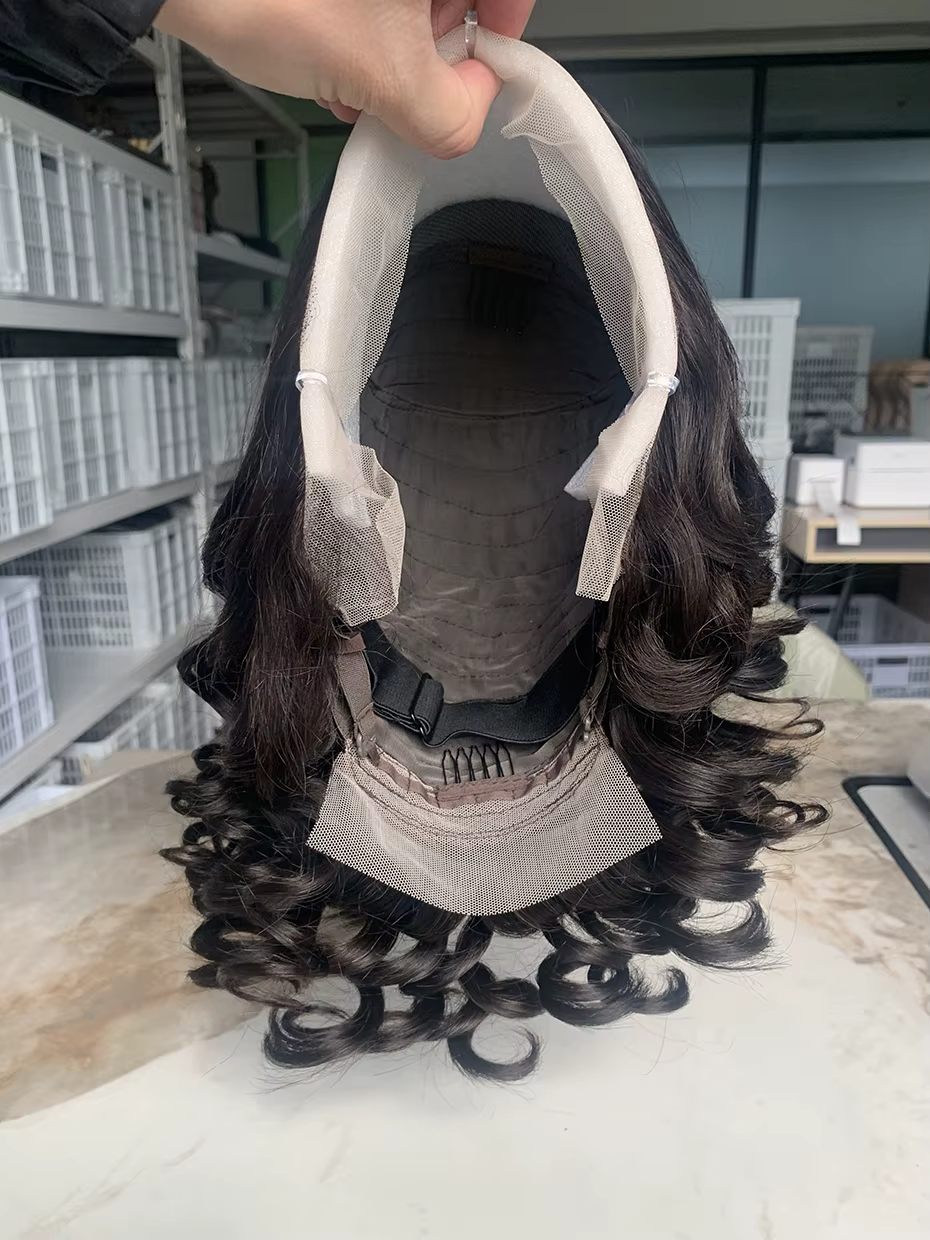 Perruques de cheveux humains bouclés rebondissants pleine 250 densité Bob perruque vietnamienne orig