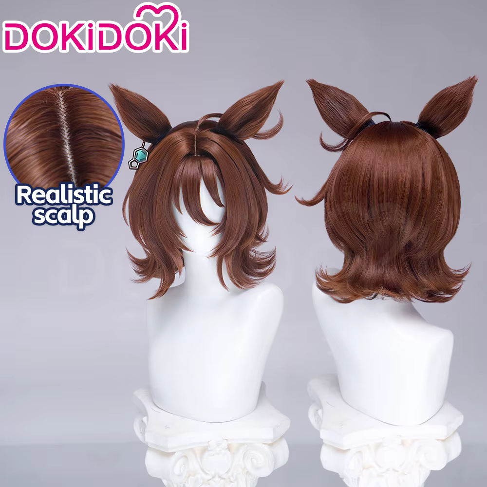 Perruque de cosplay Haru Urara Agnes Tachyon Special Week Taiki Shuttle Kitasan Black Doto, jeu Doki