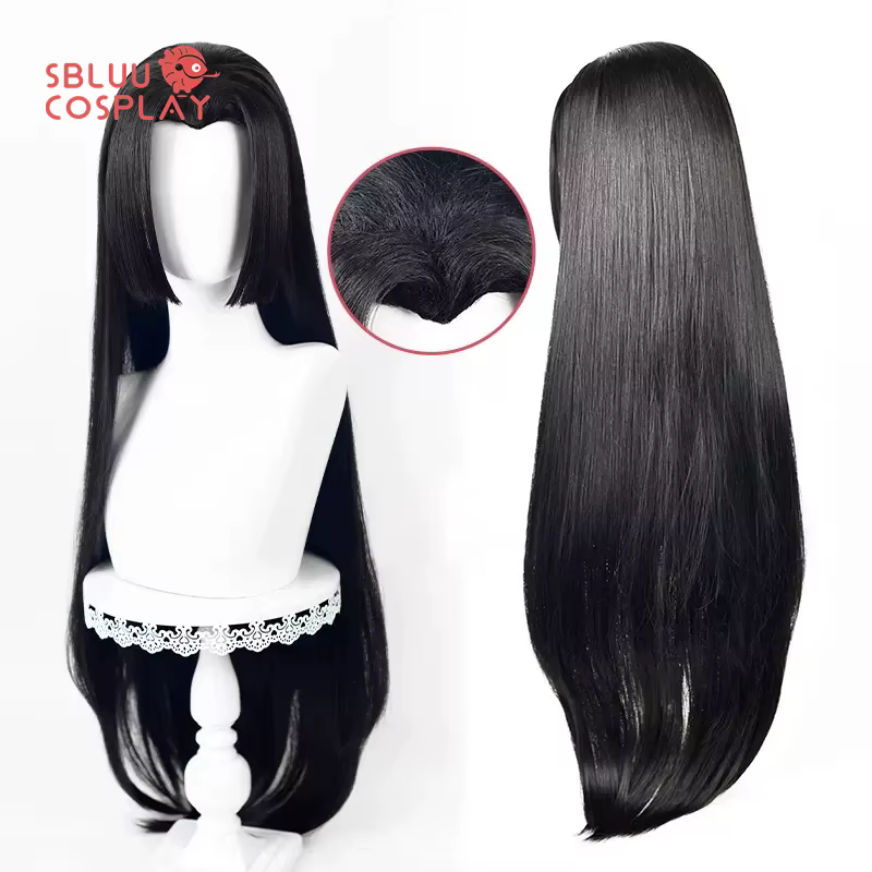SBluuCosplay Anime Boa Hancock Perruque Cosplay, Perruque